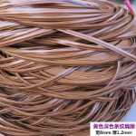 등나무 가구 액세서리 DIY 수제 재료 의자 플라스틱 PE 짠 등나무 라운드 텅 플랫 시뮬레이션 조각 공장 직접 판매의 그림