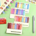 크리에이티브 스티커 메모 영감 텍스트 행 및 행 색인 스티커는 고품질의 귀여운 메모장으로 초등학생을위한 루스 리프 분류 라벨 스티커를 쓸 수 있습니다. 스티커 메모 보상 문구 작은 선물 작은 스트립의 그림