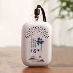 새로운 펜던트 음악 기계 플러그 카드 충전식 미니 넥 단일 노래 루프 소형 플레이어 노인 주크 박스의 그림