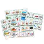 현장 장소여기 있는 것유치원언어 교구카드영역 자료수제 교구발달 지연의 그림