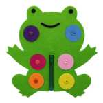 유치원 수업 크기 부직포 교육 장난감 버클 코너 재료 지퍼 버튼 버튼 동물 수제 놀이 교구의 그림