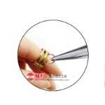 링 링 오프너 걸이 링 홀더 핑거 가드 링 링 다이어리 수제 액세서리 링 오프닝 링 보조 도구의 그림