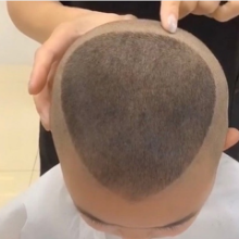 이발사 금형 이발 유물 이발 유물 나만의 금형 자르기 어린이 스타일링 보조 도구 이발 모델 남성용 셀프 서비스 빗의 그림