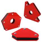 용접 매직 아이언 흡입 용접 로케이터 강력한 자기 다각 다기능 보조 도구 자석 직각 고정 장치의 그림