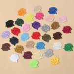 장미 꽃 천 스티커의 그림