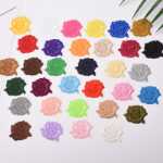 장미 꽃 천 스티커의 그림