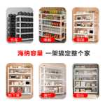 선반 선반 다층 상품 랙 가정용 보관실 창고 발코니 각도 강철 슈퍼마켓 보관 철 선반 스토리지의 그림