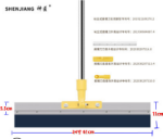 철 텔레스코픽 폴 에폭시 바닥 페인트 도구가있는 다이달로스 조절 가능한 스탠딩 시간 절약형 푸시 흙손 주걱 스크레이퍼의 그림