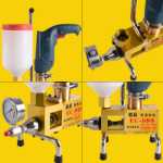 고압 그라우팅 기계 튜브 막힘 물 차단 바늘 폴리 우레탄 물 경화 방수 누출 그라우팅 바늘 기계 액세서리의 그림