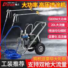 티파니 전기 고압 에어리스 분무기 페인트 분무기 코팅의 그림