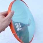 실외 도로 광각 거울도로 회전 거울볼록 거울차고 코너 거울주차장 코너 거울차고 교차로 코너 거울의 그림