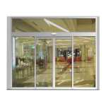 알루미늄 합금 유리 유도 도어 전기 슬라이딩 도어 운영 극장 쇼핑몰 상점 사무실 자동 도어 액세스 맞춤형의 그림