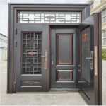 아연 합금 빌라 게이트 입구 문 농촌 자체 건축 주택 안뜰 게이트 입구 문 맞춤형 이중 문 문의 그림