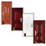 임대 실내 보안 도어 강철 가정 표준 방 침실 입구 프로젝트 차고 학교 보안 게이트의 그림