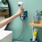 홈 홈 만화 샤워 헤드 브래킷 무료 샤워 헤드 고정베이스 레인 메이커 로터스 헤드 욕실 액세서리의 그림