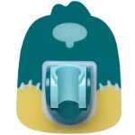 홈 홈 만화 샤워 헤드 브래킷 무료 샤워 헤드 고정베이스 레인 메이커 로터스 헤드 욕실 액세서리의 그림