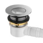 구리 욕조 배수 팝업 코어 욕조 배수 피팅 특수 플러그 샤워 캐빈 배럴 배수 완전 세트의 그림