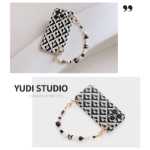 천연 진주 루 라이트 팔찌 핸드 헬드 체인 13프로 휴대폰 케이스 용의 그림