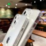 아이폰 15프로용 투명 휴대폰 케이스의 그림