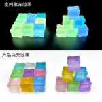 다채로운 투명 얼음 사진 소품 창  장식 액세서리의 그림