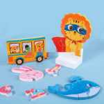 어린이 나무 3D 동물 직소 퍼즐 12 조각 】 1-3-6 세 아기 계몽 조기 교육 교구 직소 장난감 휴일 선물 선물 집중력 운동 3 조각 정장의 그림