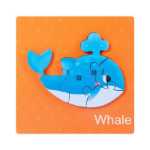 어린이 나무 3D 동물 직소 퍼즐 12 조각 】 1-3-6 세 아기 계몽 조기 교육 교구 직소 장난감 휴일 선물 선물 집중력 운동 3 조각 정장의 그림