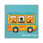 어린이 나무 3D 동물 직소 퍼즐 12 조각 】 1-3-6 세 아기 계몽 조기 교육 교구 직소 장난감 휴일 선물 선물 집중력 운동 3 조각 정장의 그림