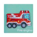 어린이 나무 3D 동물 직소 퍼즐 12 조각 】 1-3-6 세 아기 계몽 조기 교육 교구 직소 장난감 휴일 선물 선물 집중력 운동 3 조각 정장의 그림