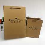 금색과 은색 보석 상자 보석 보석 새로운 보석 핸드백 선물 종이 봉투 포장 가방 로고의 그림