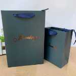 영국 보석 보석 종이 봉투 보석 선물 토트 백 새로운 보석 상자의 그림