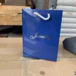 영국 보석 보석 종이 봉투 보석 선물 토트 백 새로운 보석 상자의 그림