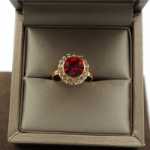 펜던트 상자 PU 가죽 보석 상자 반지 목걸이 상자 보석 상자 세트 팔찌 보석 포장 상자 공장의 그림