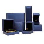 펜던트 상자 PU 가죽 보석 상자 반지 목걸이 상자 보석 상자 세트 팔찌 보석 포장 상자 공장의 그림