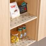 서랍 매트 종이 비 접착식 옷장 인테리어 습기 매트 먼지 매트 붙지 않는 주방 캐비닛 방수 오일 찬장 매트의 그림