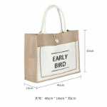 코튼과 린넨 핸드백의 그림