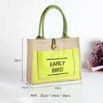 코튼과 린넨 핸드백의 그림