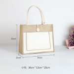 코튼과 린넨 핸드백의 그림