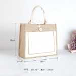 코튼과 린넨 핸드백의 그림