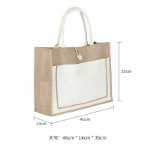 코튼과 린넨 핸드백의 그림