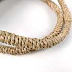 북유럽 스타일 밀짚 가방의 그림