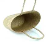 북유럽 스타일 밀짚 가방의 그림