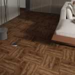 공장 도매 주택 리모델링 PVC 바닥재 가정용 대리석 타일 스티커 석재 플라스틱 바닥재 자체 접착 SPC 바닥재의 그림