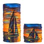 아웃 도어 심리스 백 매직 두건 남성과 여성 사이클링 라이딩 후드 마스크 넥 커버 방풍 스카프 여름 자외선 차단제의 그림