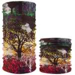 아웃 도어 심리스 백 매직 두건 남성과 여성 사이클링 라이딩 후드 마스크 넥 커버 방풍 스카프 여름 자외선 차단제의 그림