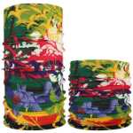 아웃 도어 심리스 백 매직 두건 남성과 여성 사이클링 라이딩 후드 마스크 넥 커버 방풍 스카프 여름 자외선 차단제의 그림