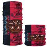 아웃 도어 심리스 백 매직 두건 남성과 여성 사이클링 라이딩 후드 마스크 넥 커버 방풍 스카프 여름 자외선 차단제의 그림