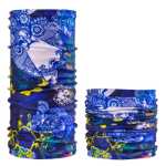 아웃 도어 심리스 백 매직 두건 남성과 여성 사이클링 라이딩 후드 마스크 넥 커버 방풍 스카프 여름 자외선 차단제의 그림