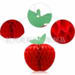 공급 사과 벌집 종이 풀 꽃 학교 시즌 장식 용품 홈 파티 장식 소품 과일 장식의 그림