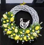 국경을 넘다 새로운 2022 부활절 장식 토끼 화환 장식 부활절 화환 가정 장식 소품 선물의 그림