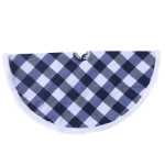 크리스마스 트리 장식 트리 스커트 크리스마스 앞치마 크리스마스 장식 용품 깅엄 가정 장식 크리스마스 트리 클러스터의 그림